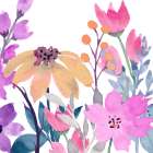 Bright Wildflower Square 2 Art Print