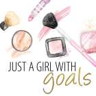 Just A Girl With Goals Art Print