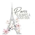 Paris Vines 1 Art Print