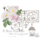 Vintage Paris Rose 3 Art Print