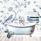 Wallpaper Bath 1 Art Print