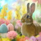 Bunny Hunt Art Print
