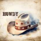 Howdy Stars Art Print