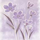 Plum Petals 1 Art Print