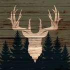 Antler Trees Modern Print