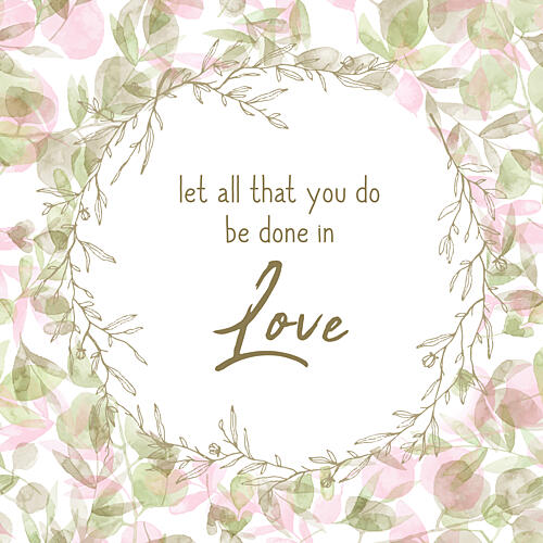 In Love 1 Aquarelle reproduction