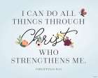 Christ Strengthens V2 Art Print