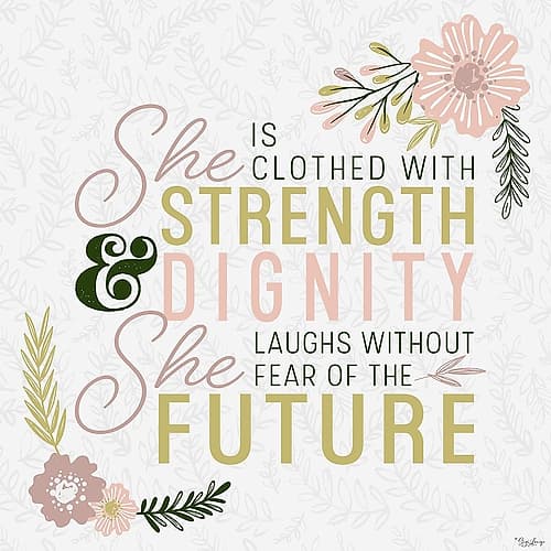 She Strength Art Print