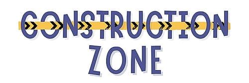 Construction Zone Art Print