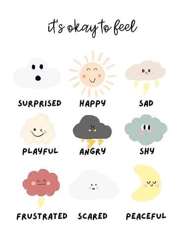 Its Okay To Feel Kids Print