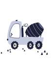 Dump Truck Art Print