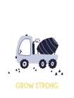 Grow Strong Art Print
