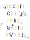 Construction ABC Art Print