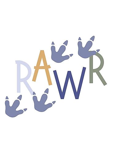 RAWR Kids Print