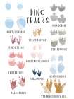 Dino Tracks Art Print