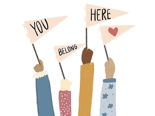 You Belong Here Kids Print