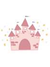Pink Castle Art Print