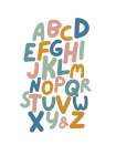 Rainbow Letters Art Print
