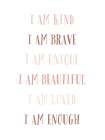 I Am Unique Art Print