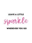 Leave Sparkle Art Print