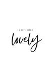 Lovely Art Print