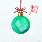 Holly Jolly Ornament Art Print