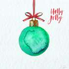 Holly Jolly Ornament Art Print