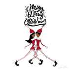 Merry Elfing Christmas Art Print