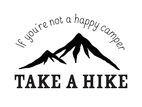 Take A Hike Signs Print