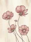 Pink Flowers 1 Art Print