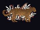 Watchful Leopard Art Print