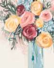Bright Florals 4 Art Print