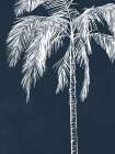 Blue Palm V2 Art Print