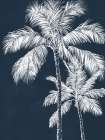 Blue Palm 2 Art Print
