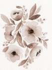 Watercolor Flowers 1 Art Print