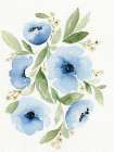Watercolor Flowers 1 Art Print