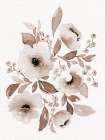 Watercolor Flowers 2 Art Print