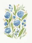 Watercolor Tulips Art Print