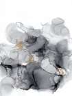 Alcohol Ink Black And White 2 Art Print