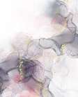 Alcohol Ink Pink And Grey 2 Art Print