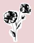 Ink Poppies 1 Art Print