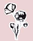 Ink Poppies 2 Art Print