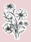 Ink Poppies Silhouette 1 Art Print