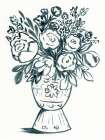 Ink Bouquet 1 Art Print
