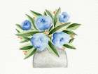 Sweet And Blue 1 Art Print