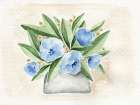 Sweet And Blue And Creamy 2 Art Print