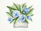 Sweet And Blue 2 Art Print
