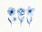 Three Flowers Art Print