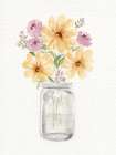 Autumn Bouquet Mason Jar 2 Art Print