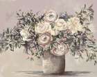 Florals In Mocha Art Print